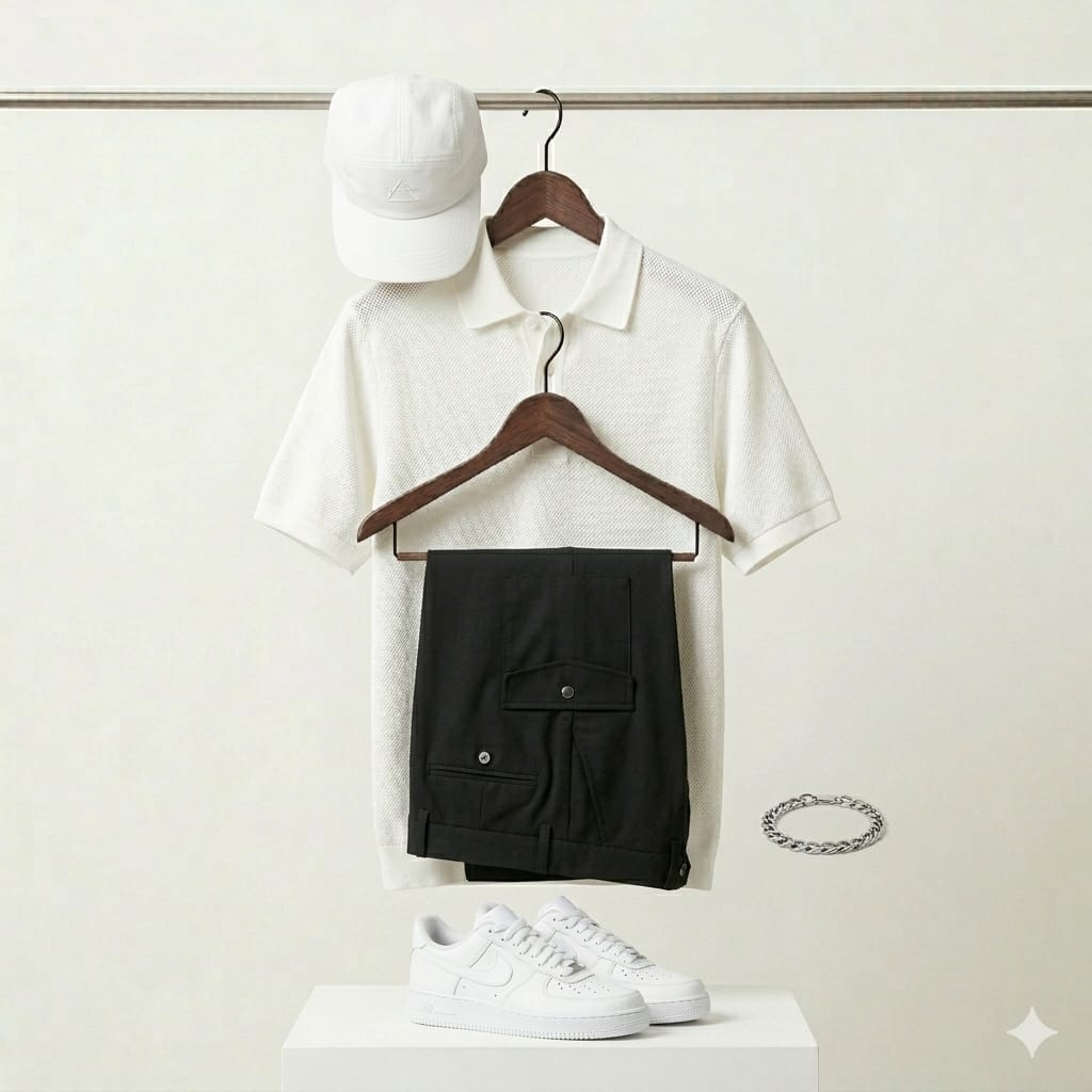 Trouser&shirt&cap&shoes